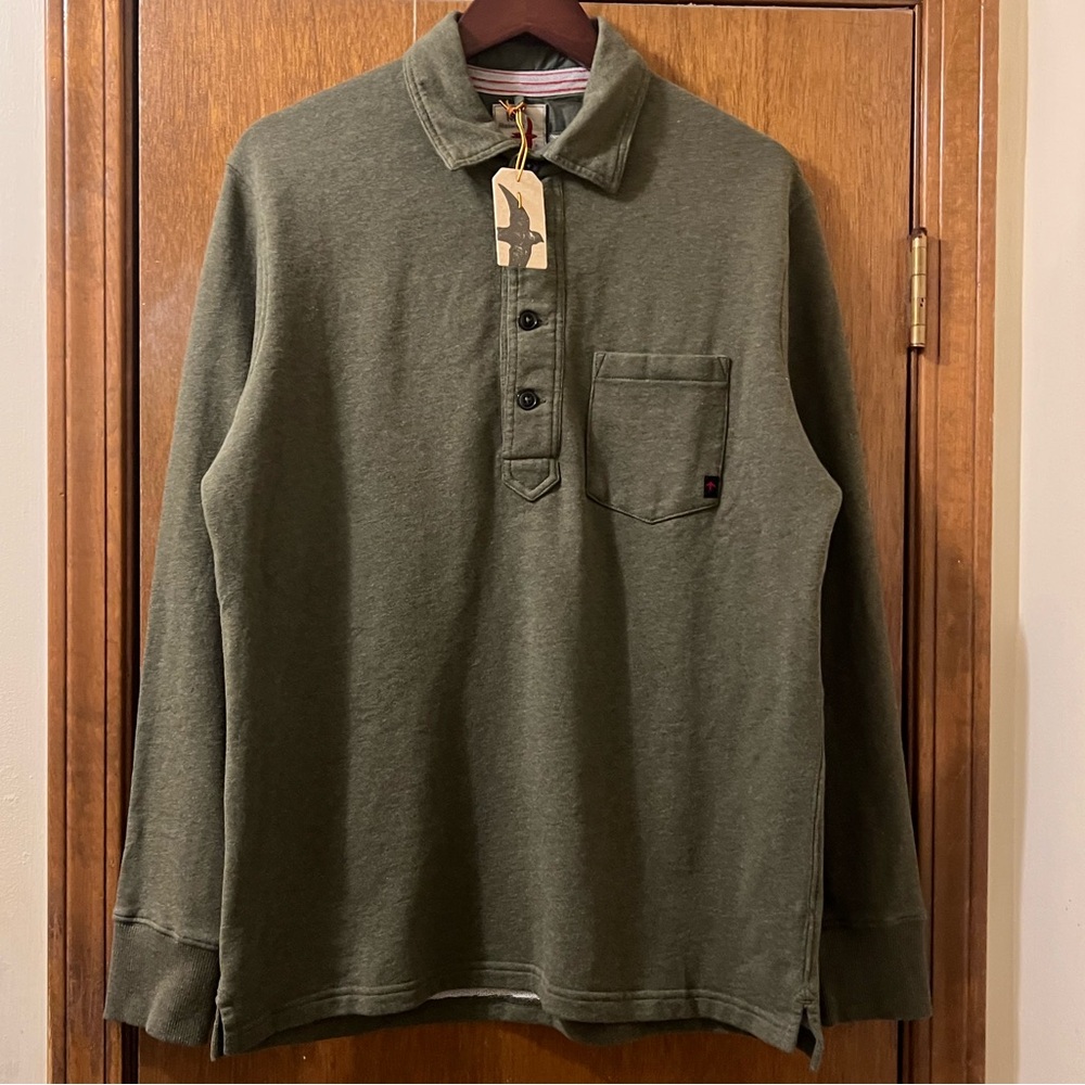 Relwen Shirt Frenchloop Polo Sz M